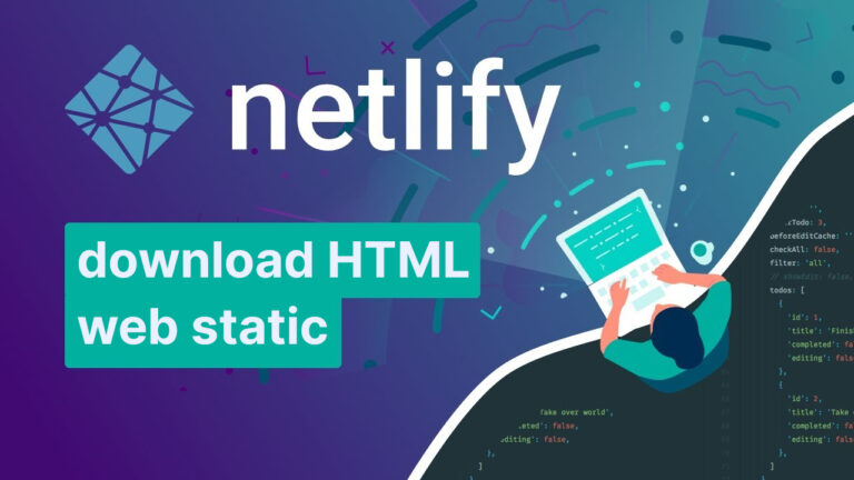 Free Download Template Netlify (HTML Static)